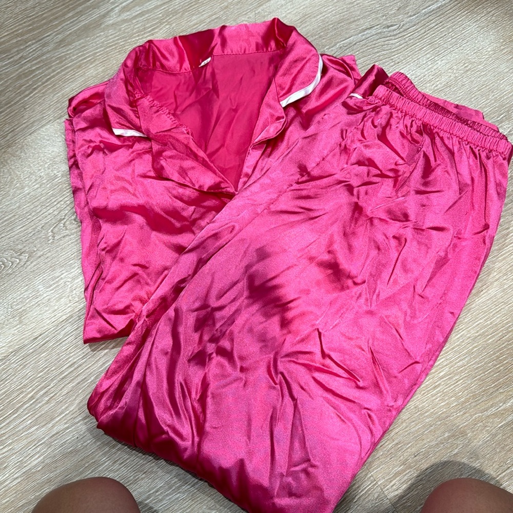 Silk pajamas